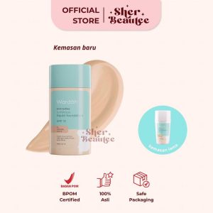 Sherbeautee - Wardah Everyday Luminous Liquid Foundation 35ml 01 Natural White