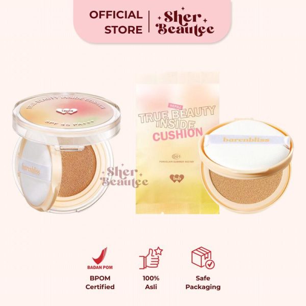 Sherbeautee - Barenbliss Korean Bloomatte True Beauty Inside Cushion 10gr medium