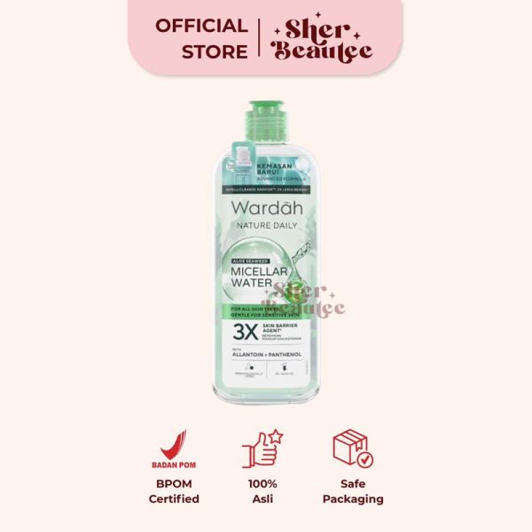 Sherbeautee - Wardah Natural Daily Aloe Seaweed Micellar Water 240 ml Micellar Water