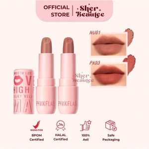 Sherbeautee - Pinkflash Silky Velvet Lipstick 3.4gr NU01