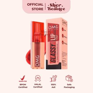 Sherbeautee - OMG Oh My Glam Glassy Lip Tint 2gr caramel