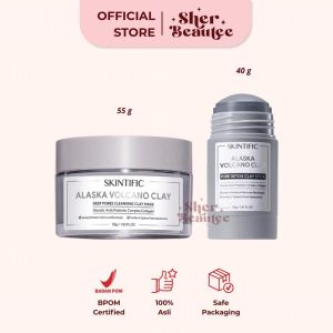 Sherbeautee - Skintific Alaska Volcano Clay Deep Pores Cleansing Clay Mask 40gr Stick