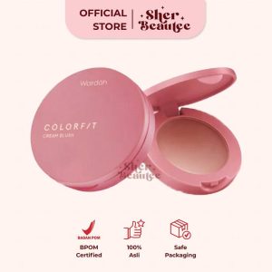 Sherbeautee - Wardah Colorfit Cream Blush 3 gr Merry Mauve