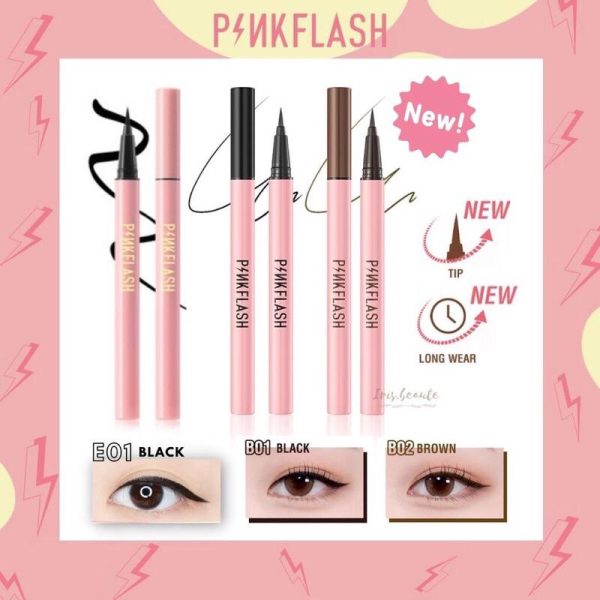Sherbeautee - Pinkflash Waterproof Easy Liner 35gr Balck
