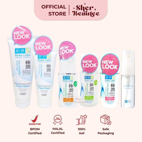 Sherbeautee - Hadalabo Gokujyun Series New Look 100ml Hada Labo Gokujyun Ultimate Moisturizing Face Wash