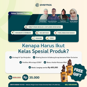 KRENIES - Kelas Spesial Produk Free 3 Pcs Snack Krekers Brownies - Krenies 60gr Mix