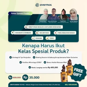 KRENIES - Kelas Spesial Produk Free 3 Pcs Snack Krekers Brownies - Krenies 60gr Mix