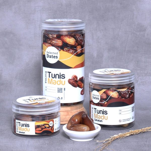 Sahabah Store - Kurma Tunis Madu Sahabah - Kurma Tunis - Kurma Madu - Deglet Nour Tunis 250 gr Ramadhn Coklat