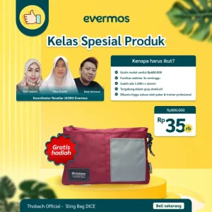 Thobach official - Thobach official - Kelas Spesial Produk Free Thobach Sling Bag DICE All Size Random