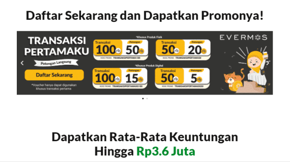 Daftar Kode Promo Evermos Gratis Khusus Untuk Reseller